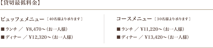 団体のお客様